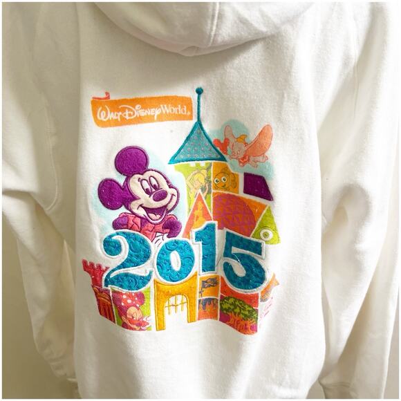 Disney Parks Hoodie Sweatshirt, Size XL 2015 Disneyland Resort Mickey Mouse - Picture 11 of 16
